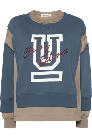 UNDERCOVER Contrast-panel cotton sweatshirt