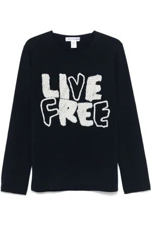 Comme des Garçons X Fred Perry Live Free jumper