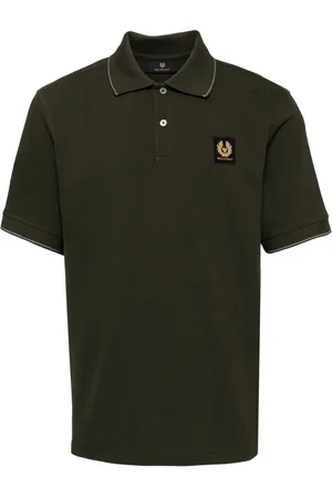 Belstaff Logo-appliqué cotton polo shirt