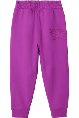 Burberry Appliqué-logo joggers