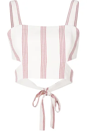 Lethicia Bronstein Ariane striped crop top