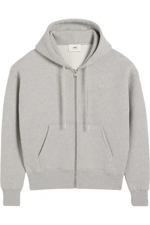 Ami Ami de Coeur zipped cotton hoodie