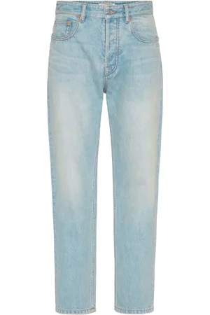 VALENTINO GARAVANI VLogo Signature embossed tapered jeans