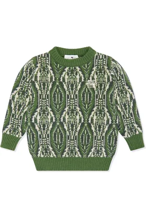 Etro Intarsia-knit logo jumper