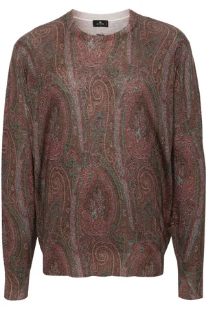 Etro Paisley-jacquard sweater