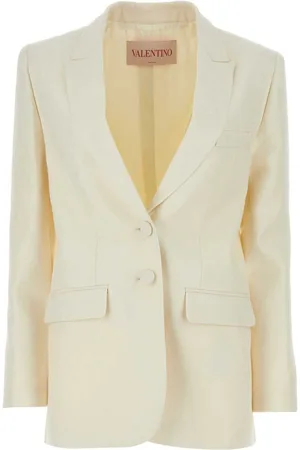 VALENTINO GARAVANI Toile Iconographe single-breasted blazer