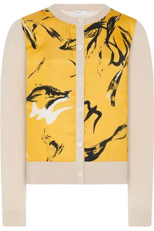 ROSETTA GETTY Bird-print cardigan