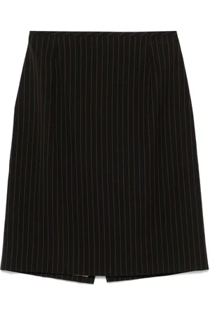 Jean Paul Gaultier 1900s pinstriped mini skirt