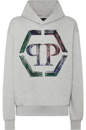 Philipp Plein Strass Hexagon hoodie