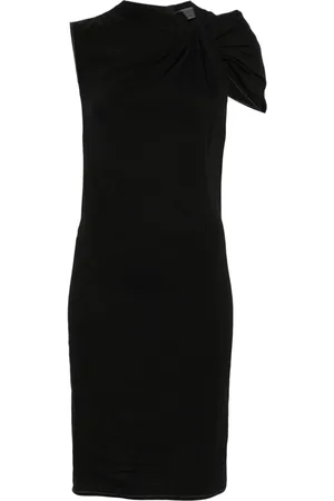 Lanvin 2010s knot-detail midi dress