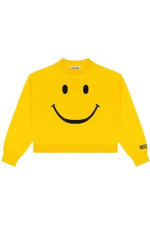 Moschino Intarsia-knit logo jumper