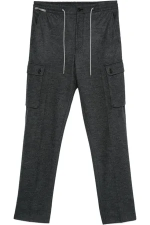 corneliani Check-pattern trousers