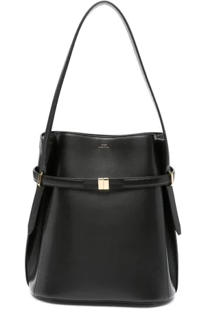 Totême Belted leather bucket bag