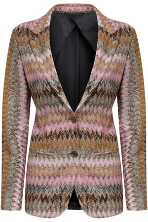 Missoni Chevron-knit blazer