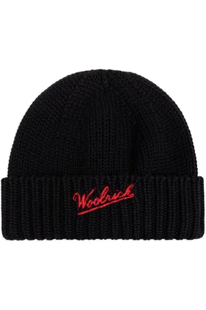 Woolrich Logo-intarsia beanie