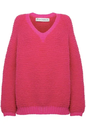J.W.Anderson Bouclé V-neck sweater