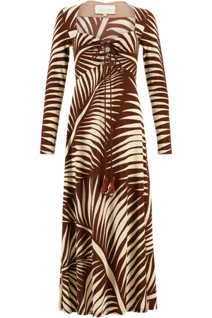 JOHANNA ORTIZ Eternam Tropical midi dress