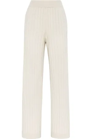 Brunello Cucinelli Ribbed-knit cashmere pants