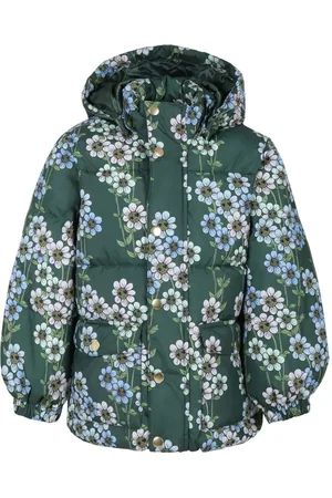 Mini Rodini Floral-print puffer jacket