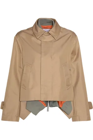 SACAI Layered cropped jacket