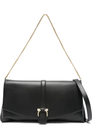 Salvatore Ferragamo Gancini-buckle shoulder bag
