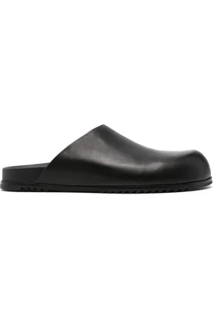 Rick Owens Granola leather slippers