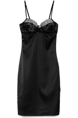 Oseree Crystal-embellished tube dress