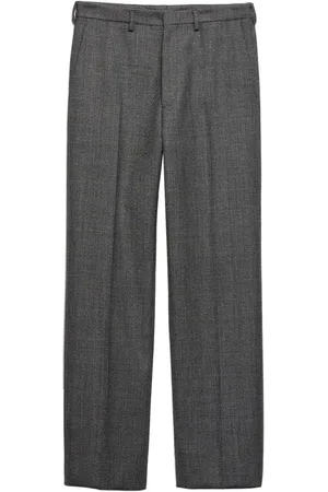 Prada Houndstooth wool trousers