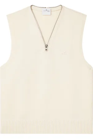 Courrèges V-neck sleeveless sweater
