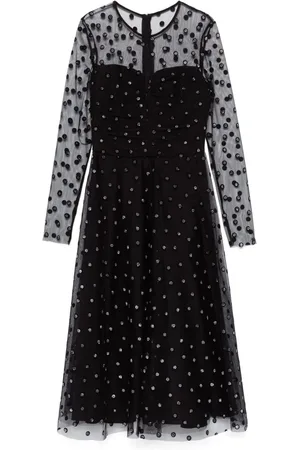NISSA Polka dot midi dress