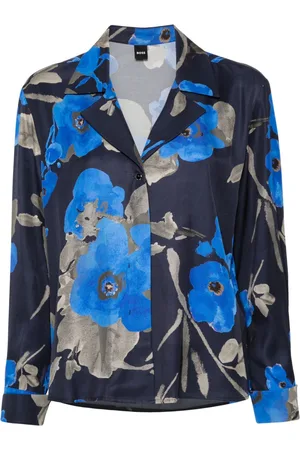 HUGO BOSS Floral-print shirt