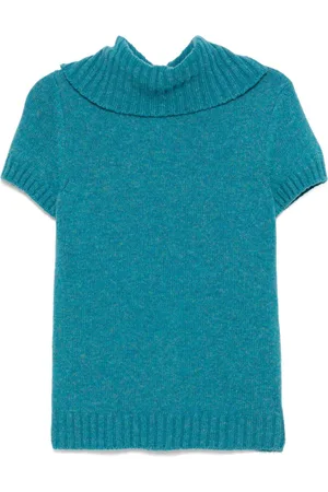 CHANEL 2007 mélange short-sleeves jumper