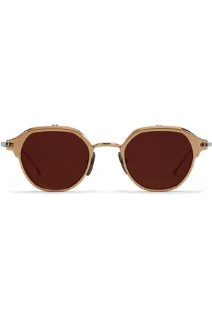 Thom Browne Round-frame clip-on sunglasses