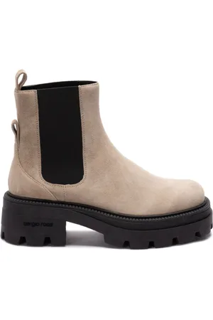 Sergio Rossi 25mm suede Chelsea boots