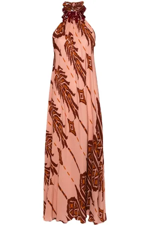 JOHANNA ORTIZ Mohican Song silk maxi dress