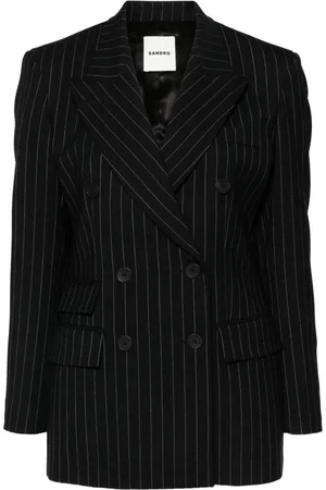 Sandro Pinstriped double-breasted blazer