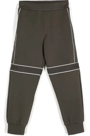 Emporio Armani Logo-straps trousers
