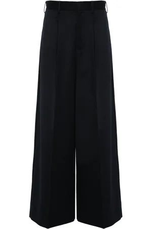 Simone Rocha Pleated wide-leg trousers