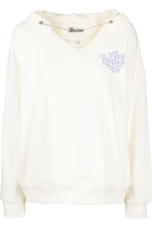 Musium Div. Logo-print jersey hoodie