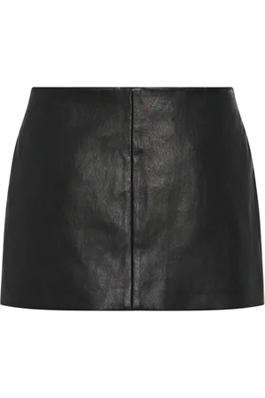 ROSETTA GETTY Leather short skirt