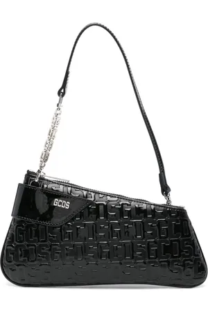 GCDS Comma Notte monogram shoulder bag