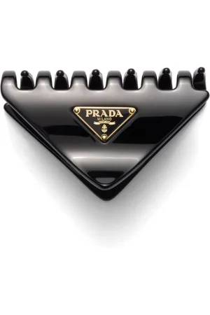 Prada Logo-appliqué hair clip