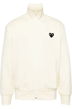 Comme des Garçons Heart-print jersey track jacket