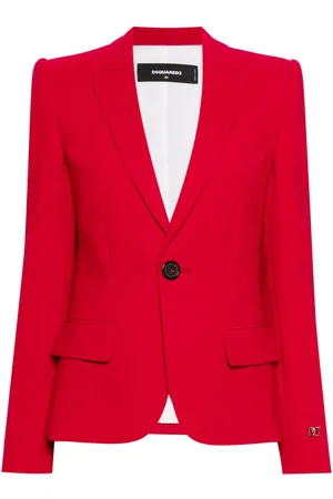 Dsquared2 Logo-plaque single-breasted blazer