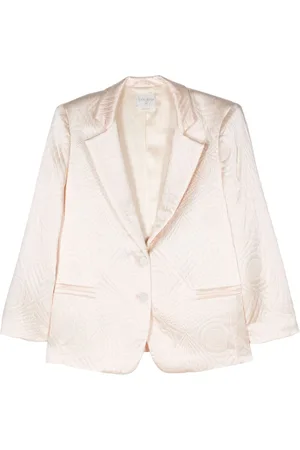 FORTE FORTE Quilted single-breasted blazer