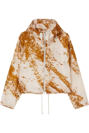Jil Sander Abstract-pattern hooded jacket