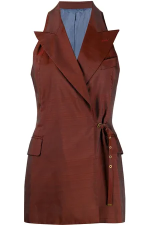 Jean Paul Gaultier 1995 sleeveless peaked waistcoat