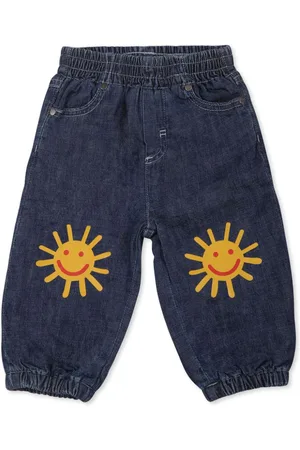 Stella McCartney Sun-print cotton jeans