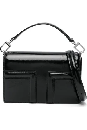 Totême T-Flap naplack-leather mini bag