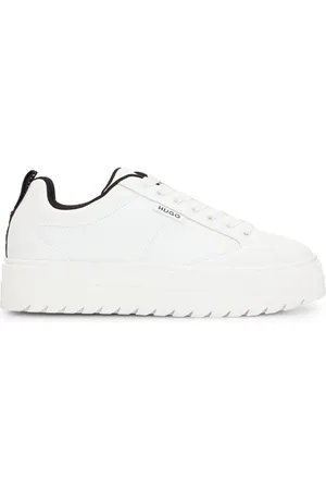 HUGO BOSS Logo-patch platform sneakers